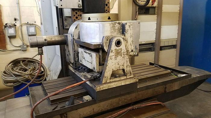 Used CNC Multi Axis Rotary Table Gimbal Multi Angle Machining 15"