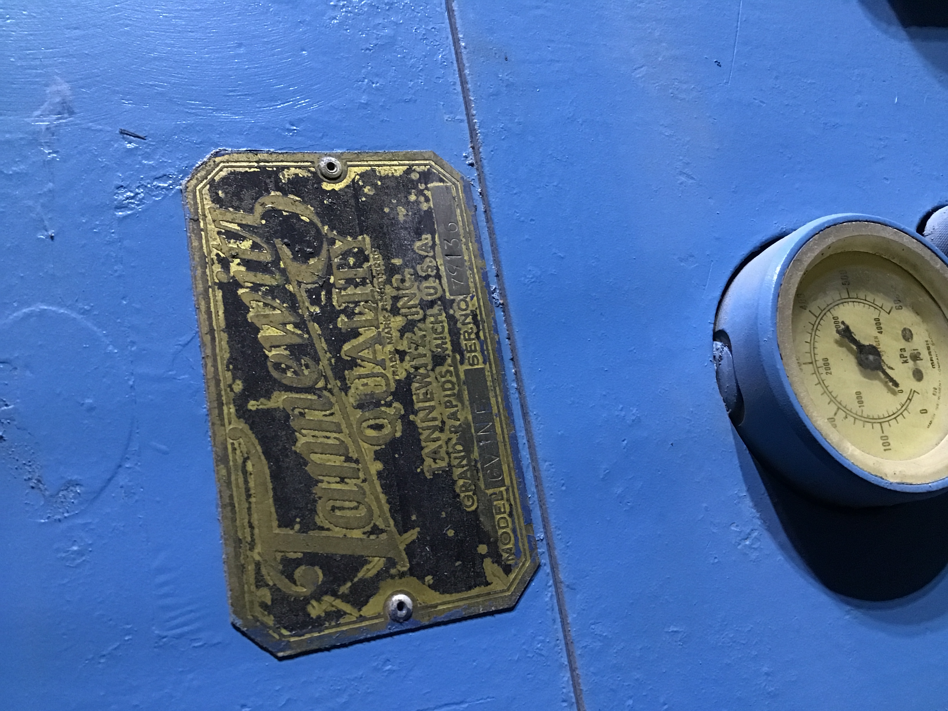 Used Tannewitz 36" GV1NE  Serial 79136