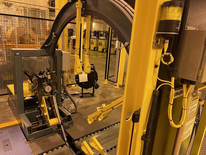 Used SIGNODE ROLL STRAPPING SYSTEM M20 AUTOMATIC 60" MAX DIAMETER MANUFACTURED 2020