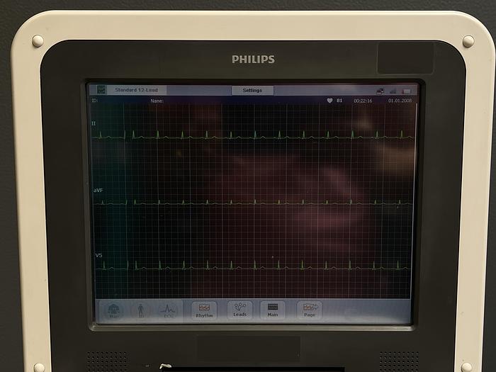 Gebraucht Philips PageWriter TC50 EKG Gerät auf Trolley
