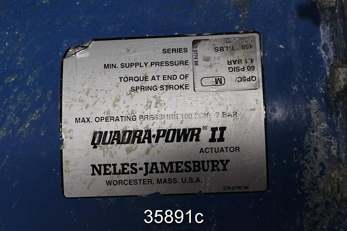 Used Neles Jamesbury 6" Ball Control Valve, 9150313600MTT2 #35891