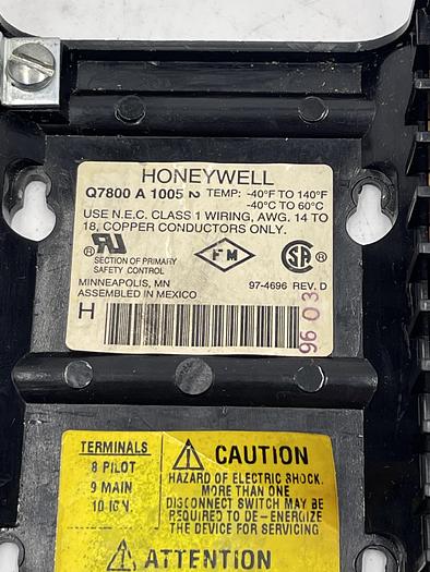 Used Honeywell Q7800 A 1005