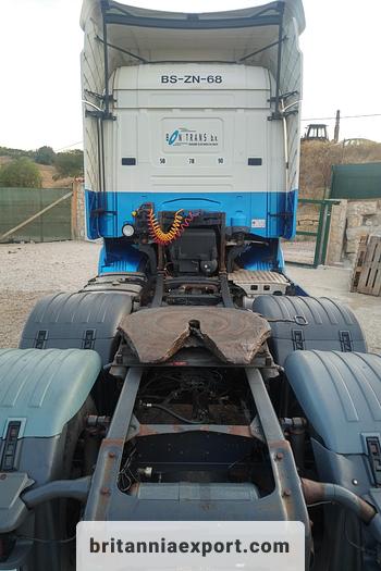Used 2007 SCANIA R420 6X2 lift steer axle 50 ton tractor unit