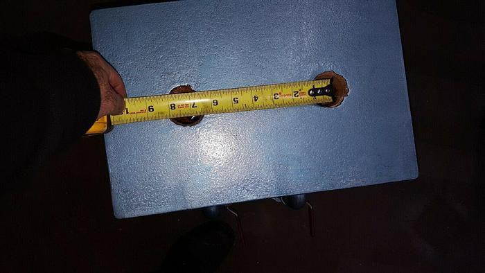 Used Vacuum Assist Table with Flasks for Casting High Temp Alloys