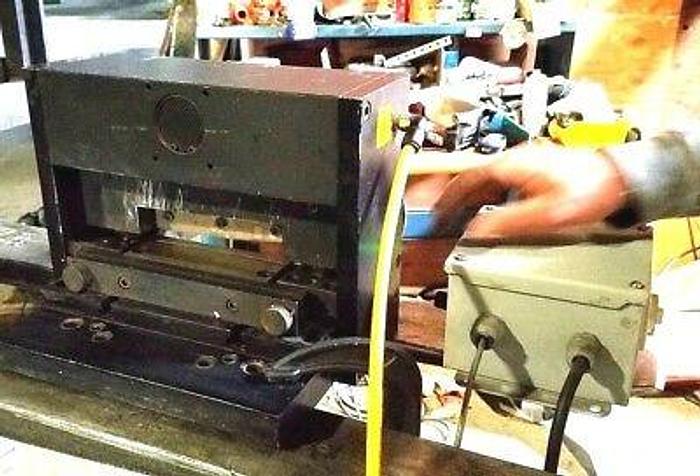 Used Rapid Air 6" In-line Stock Chopper mounts to Bolster Plate on Stamping Press