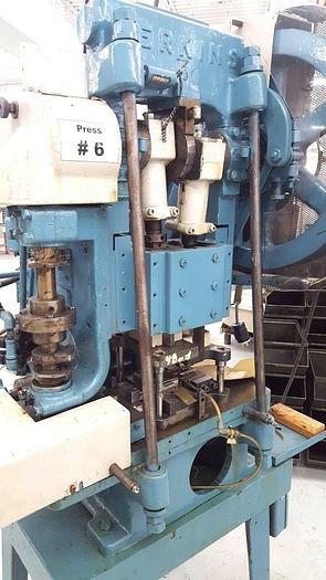 Used Perkins Transfer Stamping Punch Press Machine with Feed 15 Ton Pristine!