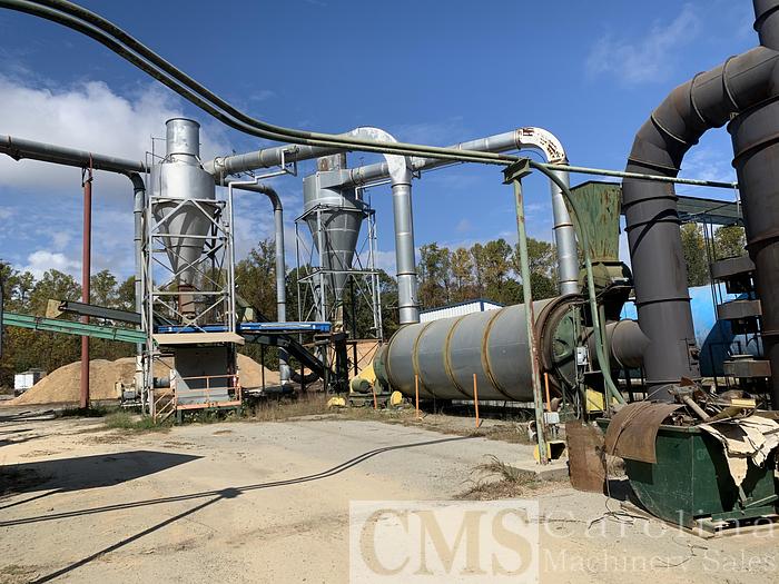 Used MEC 10.5x32 Triple Pass Drum Dryer