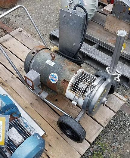 Used Pump, Centrif., 5 HP, S/st, 2", Purity, Mdl C218, #S740918