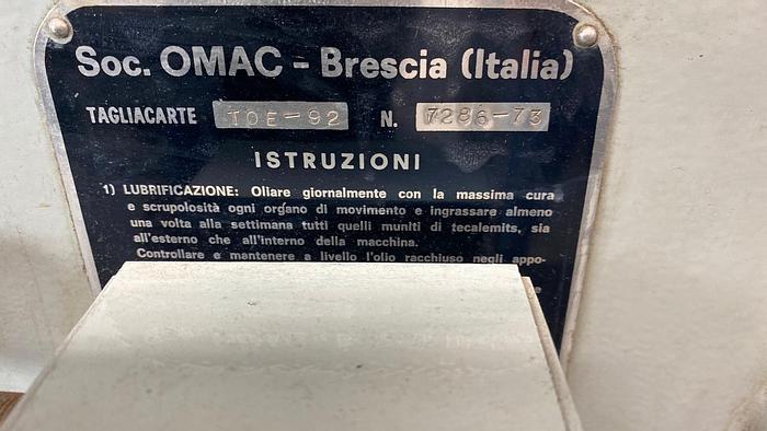 Usato 1992 OMEC TOE 92