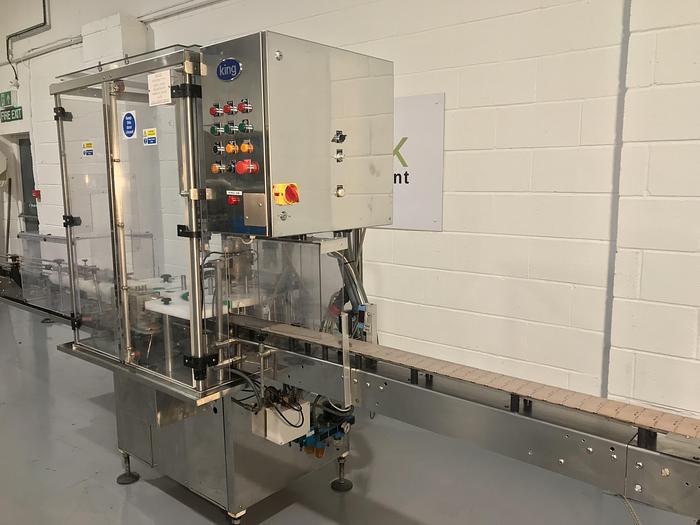 Used King CS120 4 Head Capper