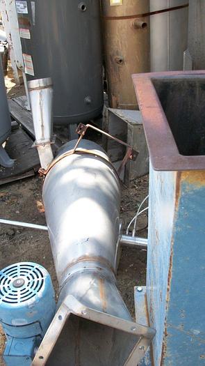 Used Separator, Cyclone, 17" x 20", S/st, Air, 45 Deg Cone #S740133