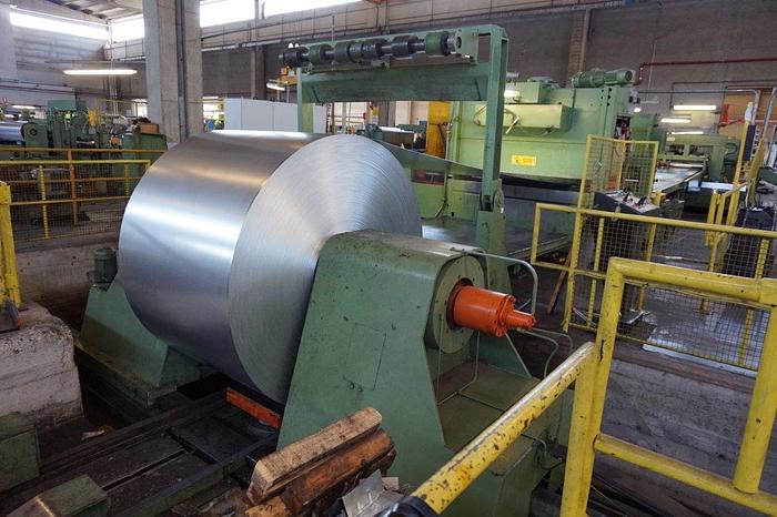 Used SACMA+VIGANO'  Flying Shear CTL Line (Used)  #3417