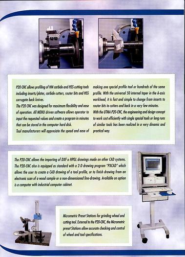 Usato PROFILATRICE CNC UTMA MODELLO P20CNC