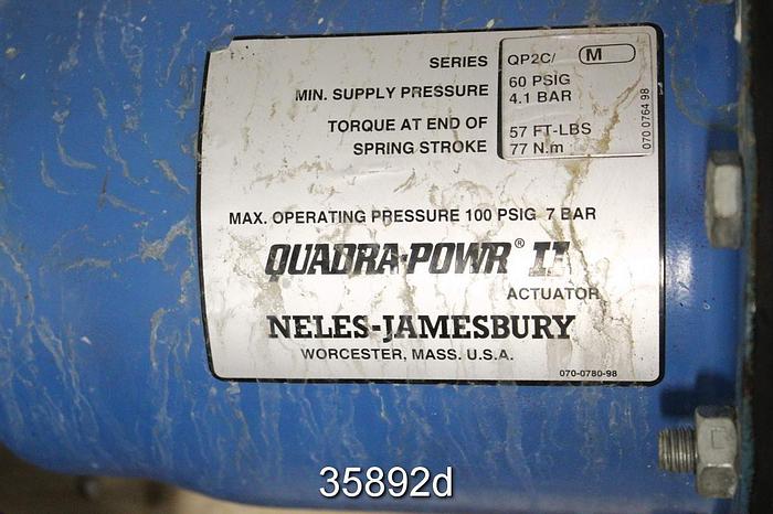 Used Neles Jamesbury 3" Ball Control Valve, 7150 36 3600 MTT1 #35892