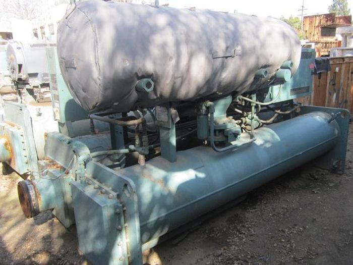 Used Refrig, Chiller, 250 Ton, York, Screw, Water Cooled, R-22 #S738847