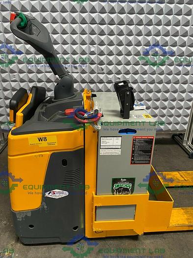 Used Jungheinrich ERE 225 Stand-On Electric Pallet Truck Jack 5500 LBS w/ Charger