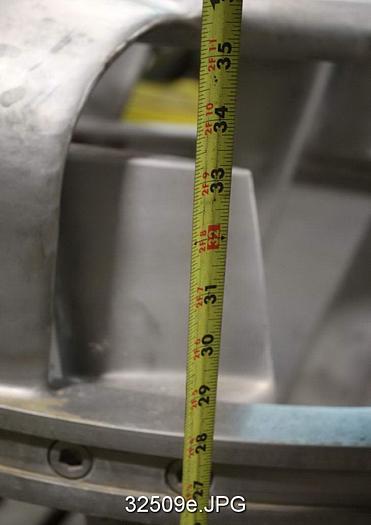 Unused Bird 50B Pressure Screen Multi Foil Rotor #32509