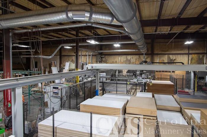 Used 2013 Biesse Winstore, Rear Load Panel Saw & CNC Router Package