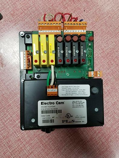 Used Electro Cam Plus 5000 Series PS-5124-10-M09 Programmable Limit Switch UPS RED