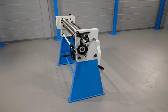 MACH-ROLL 1000 mm x 60mm geared bending rollers