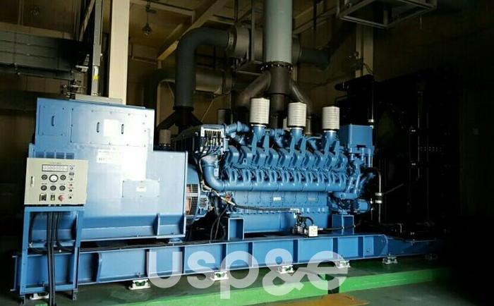 2.5 MW 2011 New MTU 20V4000G43 Diesel Generator Sets