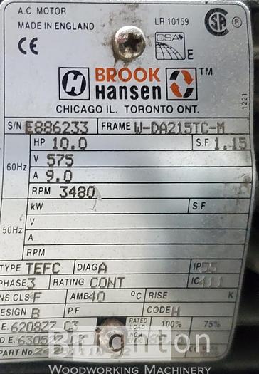 Used Busch MF 1252 BV, 10HP used Vacuum Pump