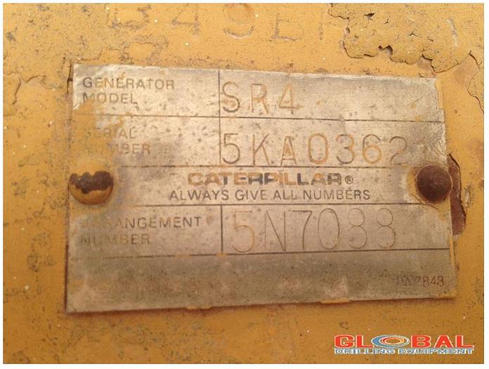 Used Item 0658 : Caterpillar SR4 Generator Set w/ 3408 DI Engine