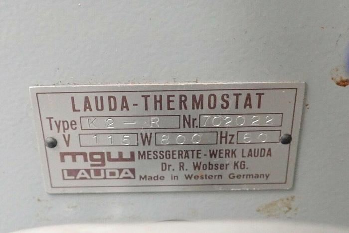 Used Brinkmann MGW Lauda Type K-2/R Heated Circulating Compressor Water Bath