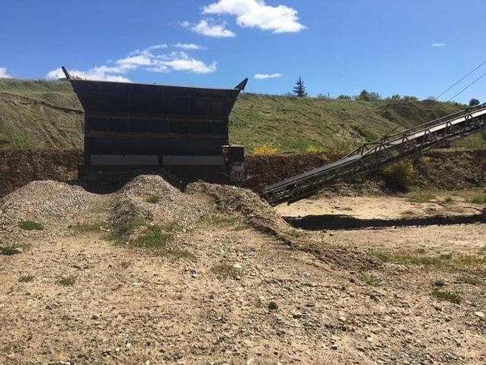 Gebraucht 2014 Terex Kieswaschanlage mit Powercrub 120 Schwertwäsche und Förderbändern