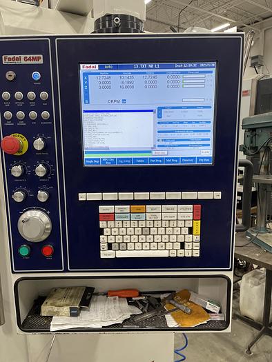 Used 40"X, 20"Y, 20"Z, FADAL, 2017, CNC VERTICAL MACHINING CENTER