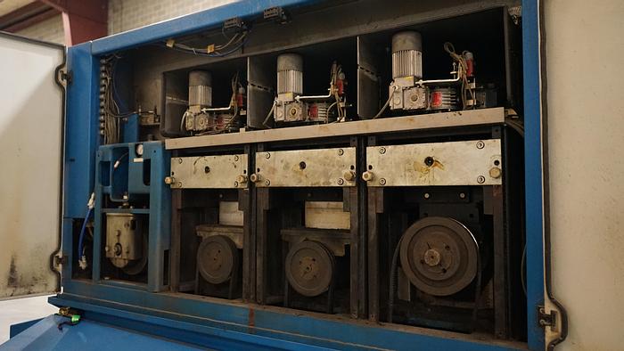 Used 2008 Butfering SPW 413 RTTB Combination Wet Belt Sander & Buffer