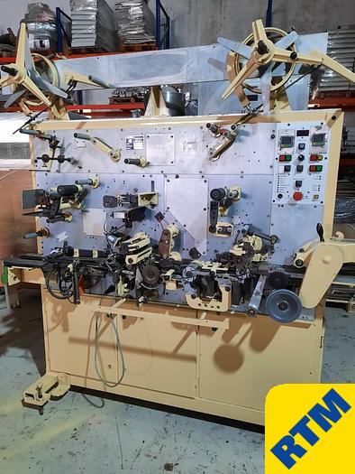 Used (4) LOESCH Logomat CHEWING GUM STICKPACK WRAPPERS