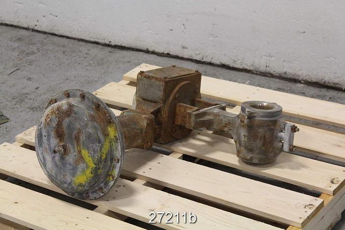 Used Fisher 3" V100 Control V-Ball Valve, CF8M Body #27211