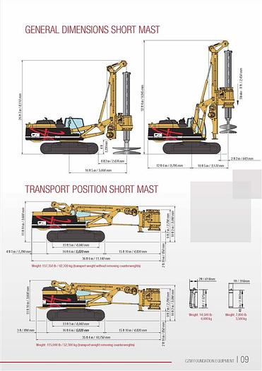 Used 2014 CZM Foundation Equipment EK200 Drill Rig - Crawler