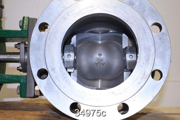 Used Fisher V150 6" Vee-ball Control Valve #34975