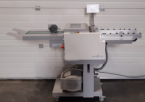 Used Multigraf FoldMaster MKF35 mobile knife folder with suction feeder 2012