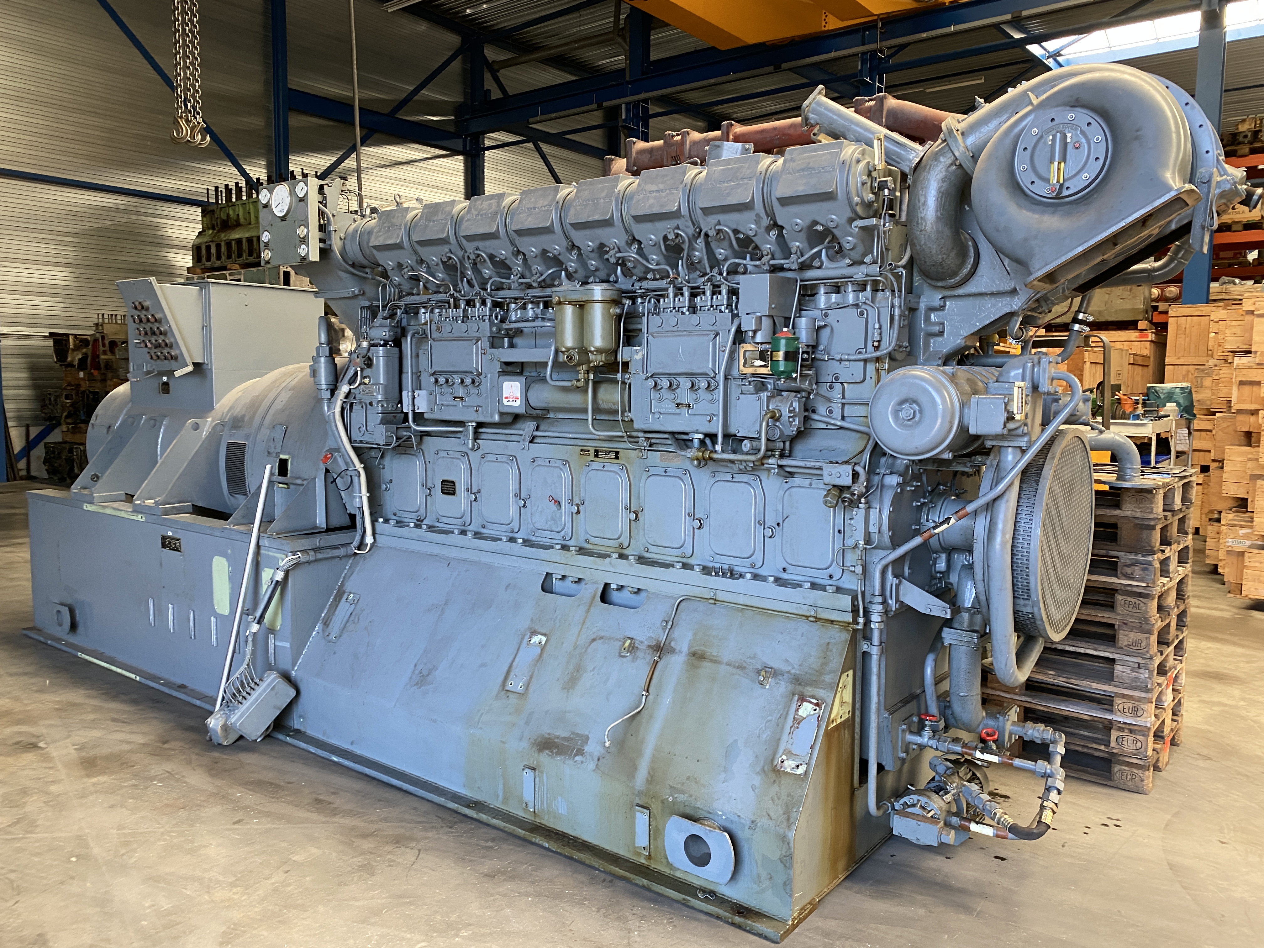 Used DEUTZ BV8M628 / PILLER 1600KVA