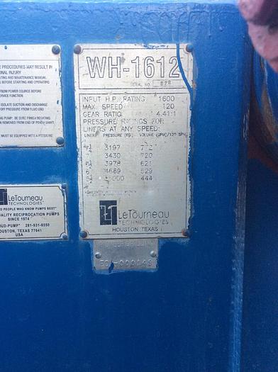 Used Ewco 1600 laturno pump