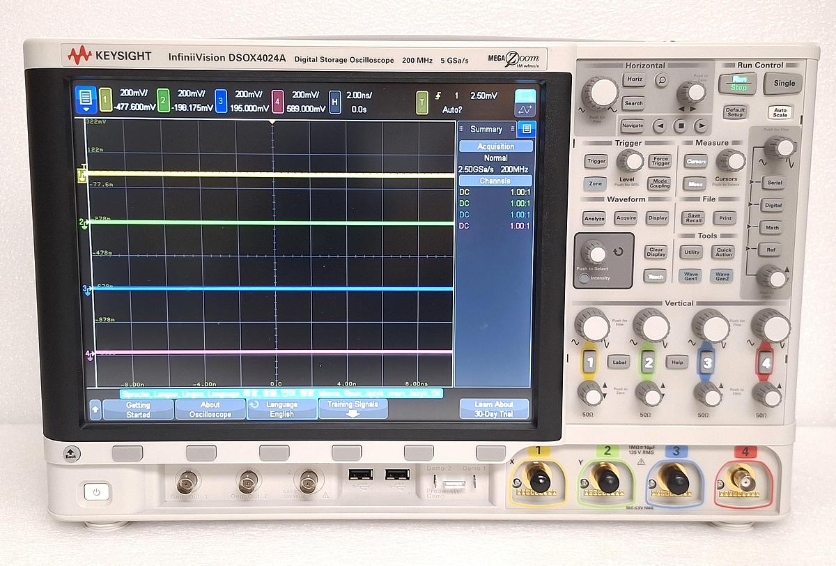 Used Keysight DSOX4024A Digital Oscilloscope