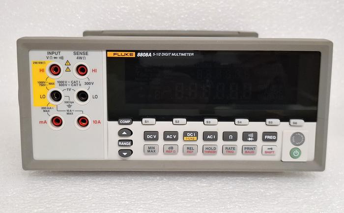 Used Fluke 8808A 5.5 Digit Bench Digital Multimeter