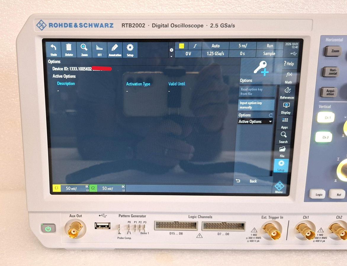 Rohde & Schwarz (R&S) RTB2002 (RTB2K-72)