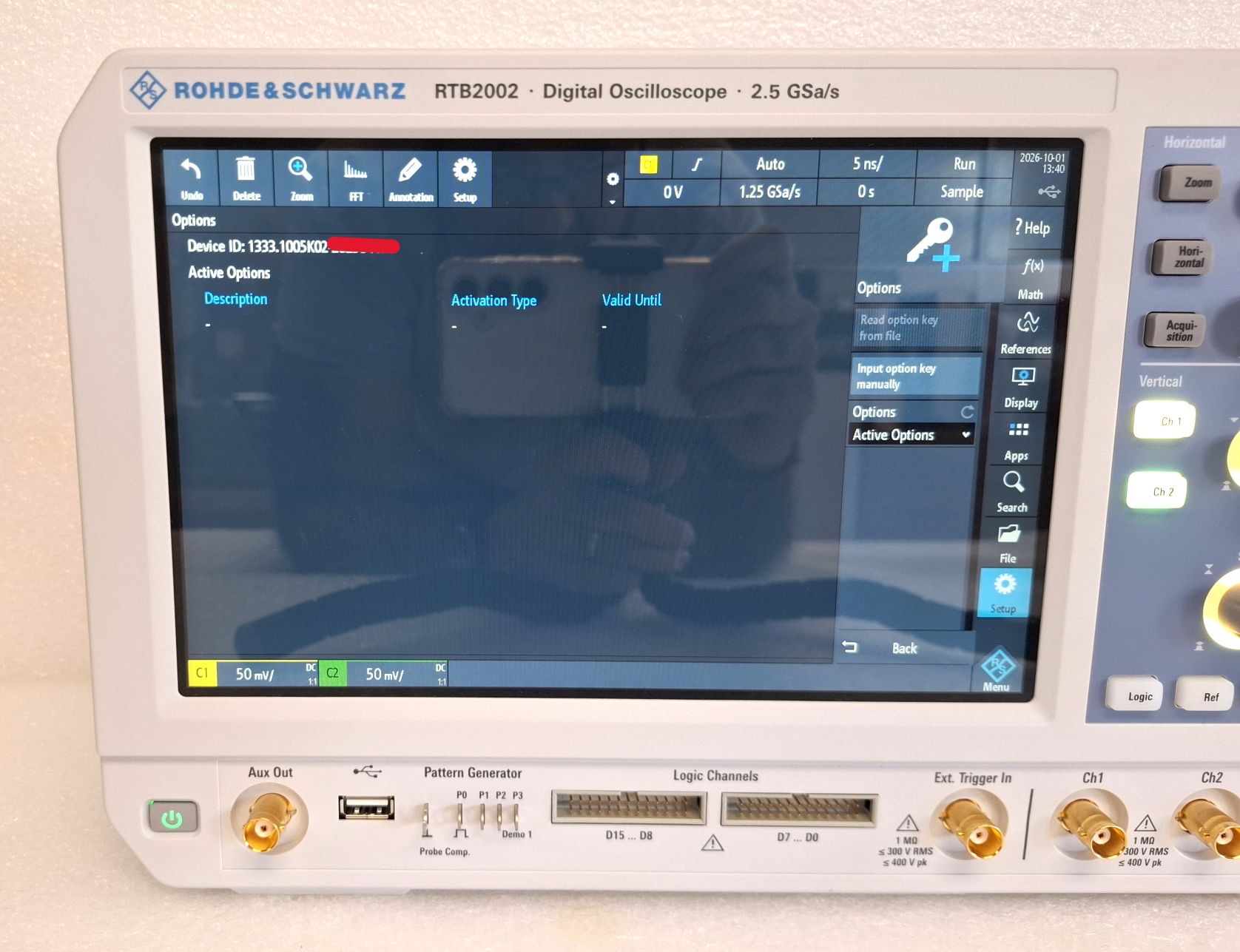 Rohde & Schwarz (R&S) RTB2002 (RTB2K-72)
