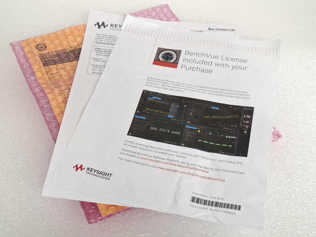 Keysight / Agilent E3640A Programmable Bench Power Supply Single Output Dual Range