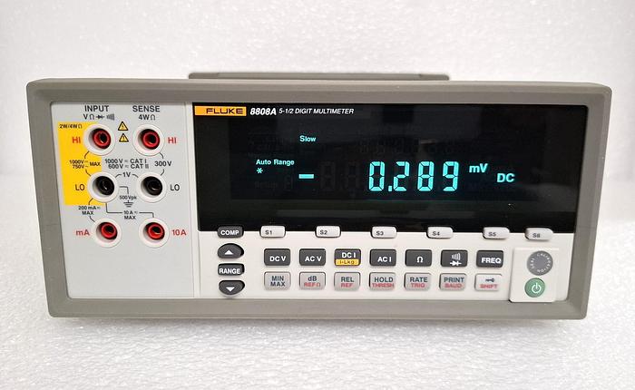 Used Fluke 8808A 5.5 Digit Bench Digital Multimeter