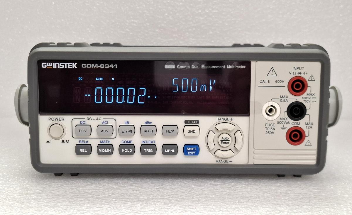 Used GW Instek GDM-8341 4.75 Digit Bench Digital Multimeter