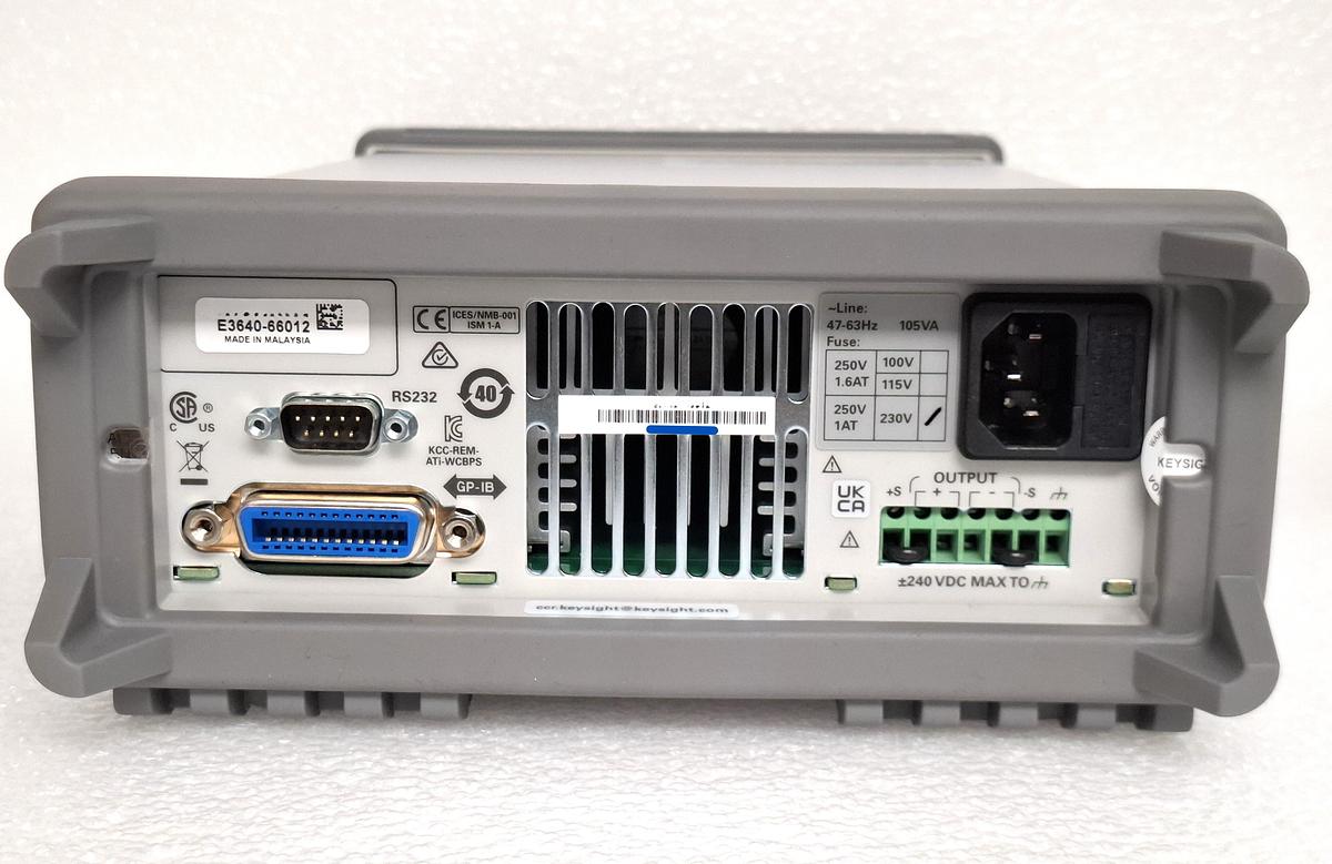 Keysight / Agilent E3640A Programmable Bench Power Supply Single Output Dual Range