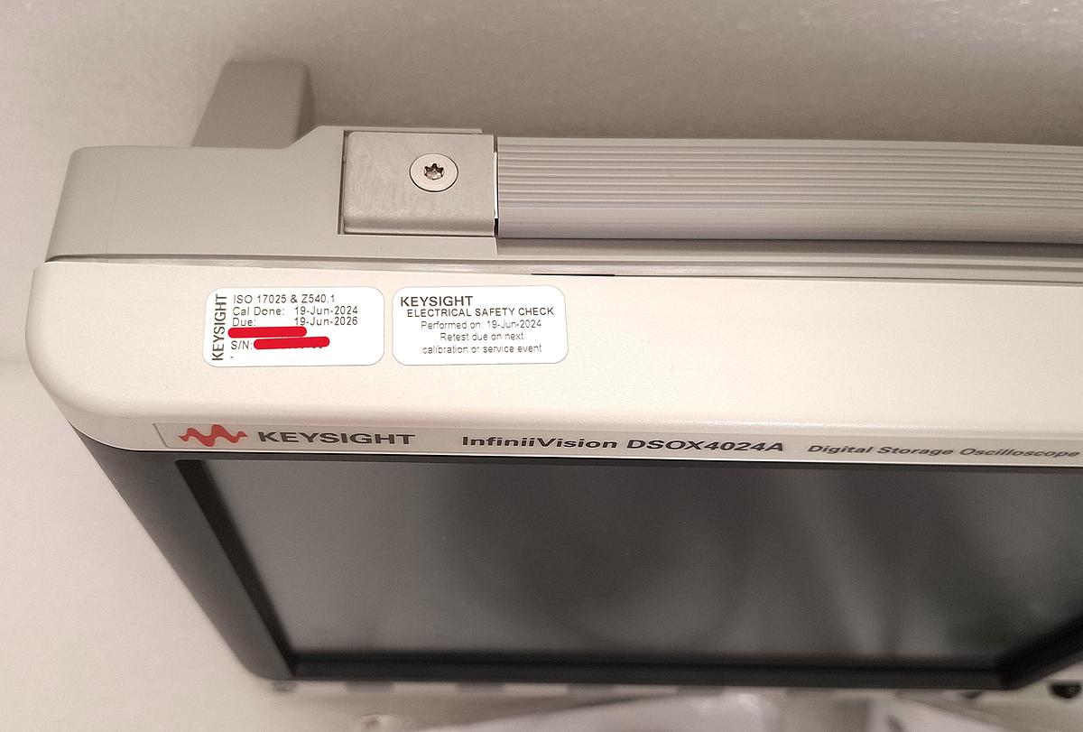 Used Keysight DSOX4024A Digital Oscilloscope