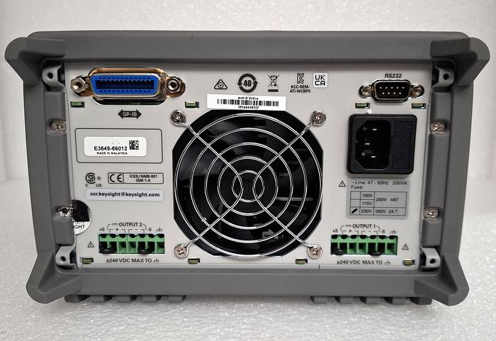 Used Keysight / Agilent E3649A Programmable Bench Power Supply