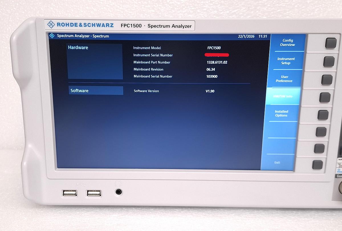 Rohde & Schwarz (R&S) FPC1500