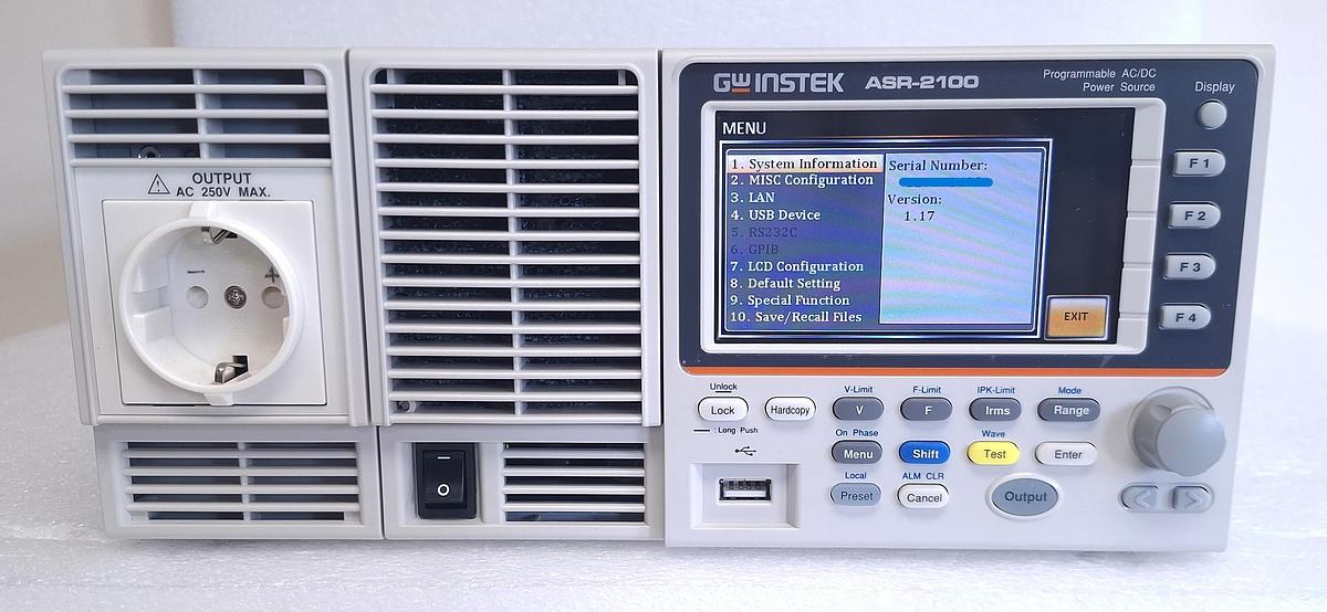 GW Instek ASR-2100